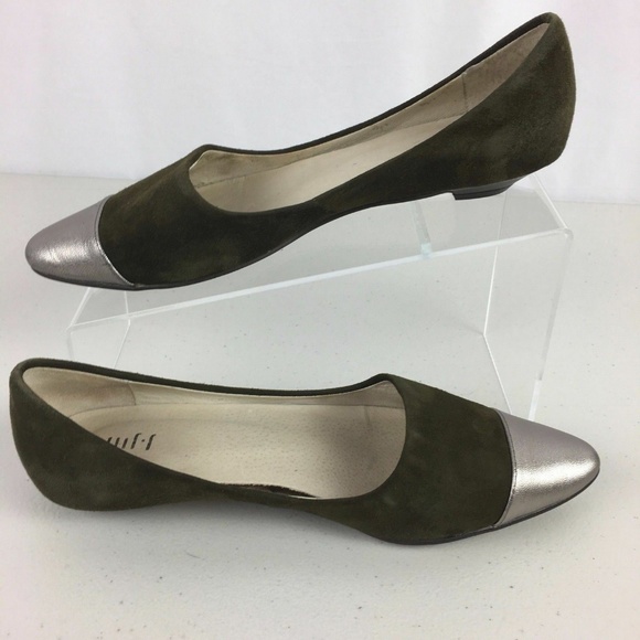 J Jill Cap Toe Kitten Heel Pump Shoes 7 Casual - Picture 3 of 8